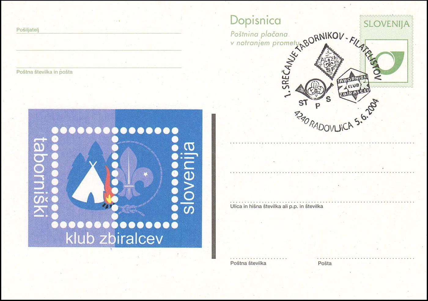 1. SREČANJE TABORNIKOV - FILATELISTOV